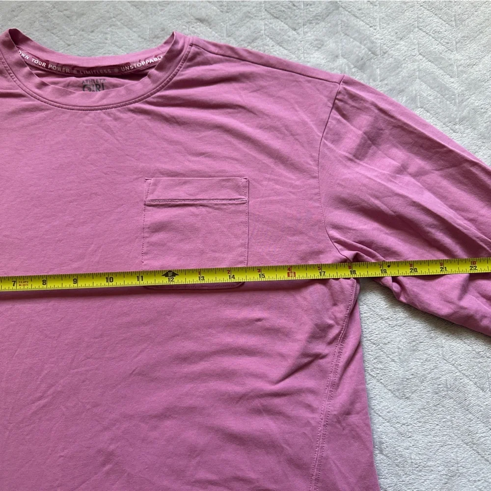 Athleta Girl Active Long‎ Sleeve Pink Size L